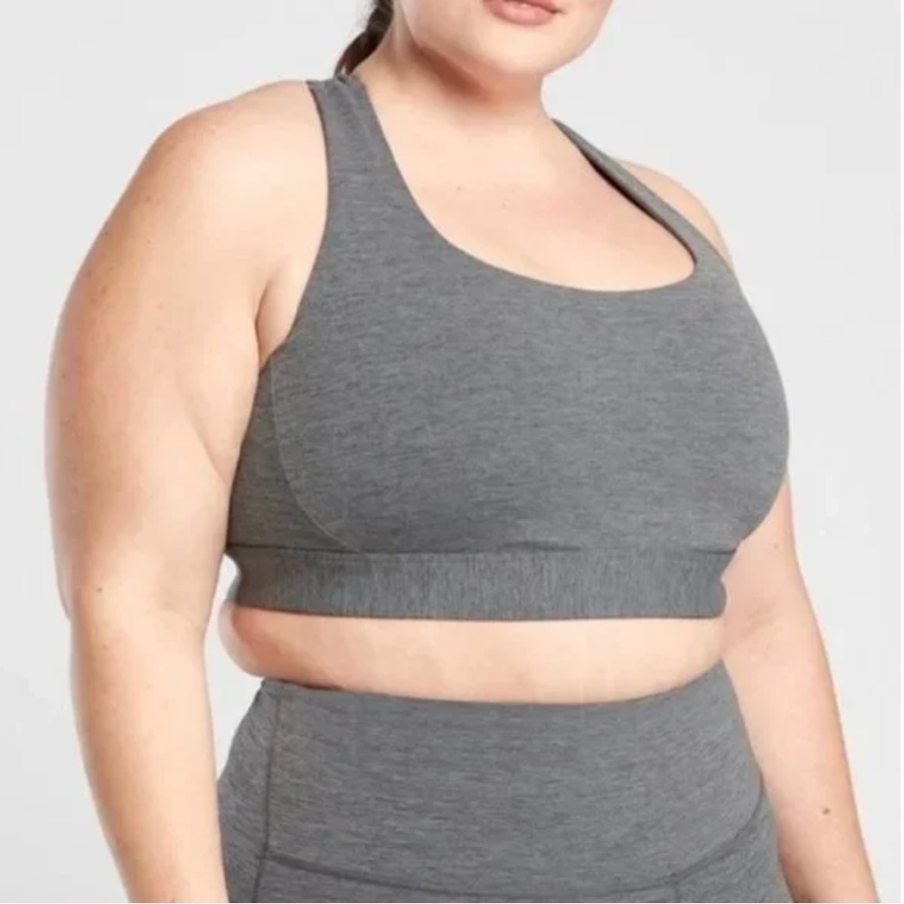 ATHLETA Gray Ultimate Bra D-DD+ 2X